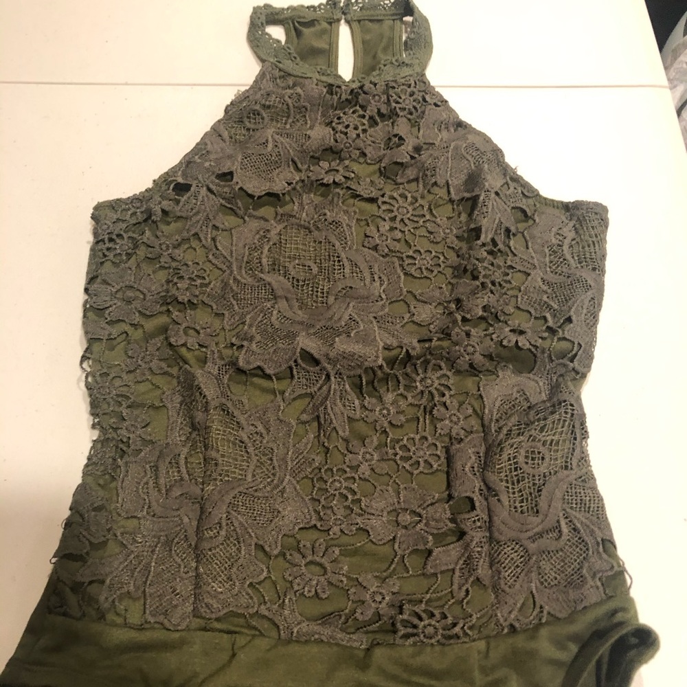 Military Green Bodysuit